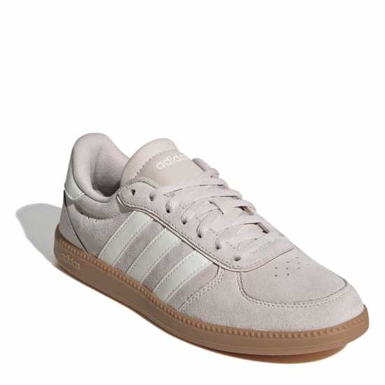 Adidas Мъжки Обувки Breaknet Sleek Suede Womens Shoes Розово/Бяло/Гума 