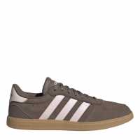 Adidas Breaknet Sleek Suede Trainers Womens Brown/Pink 