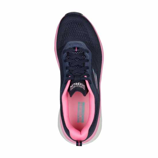 Skechers Women's Max Cushioning Elite Casual Low-Top Trainers Navy/ Pnk 