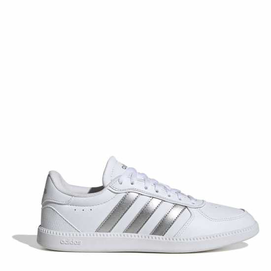 Adidas Breaknet Sleek Trainers Womens Бяло/сребро Дамски високи кецове