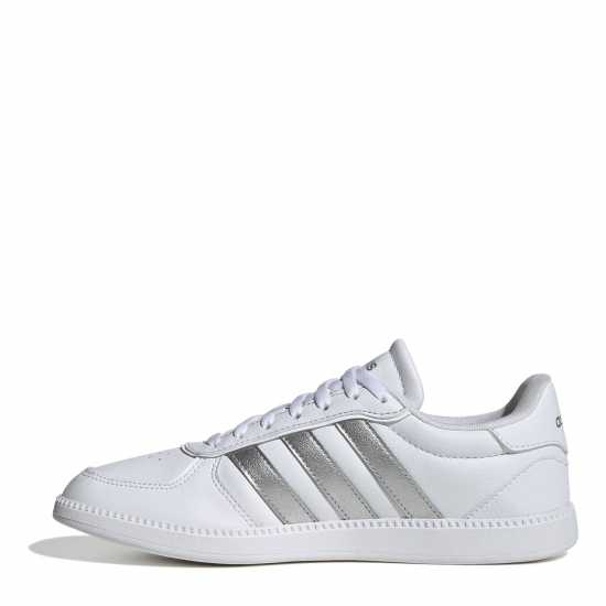 Adidas Breaknet Sleek Trainers Womens Бяло/сребро Дамски високи кецове