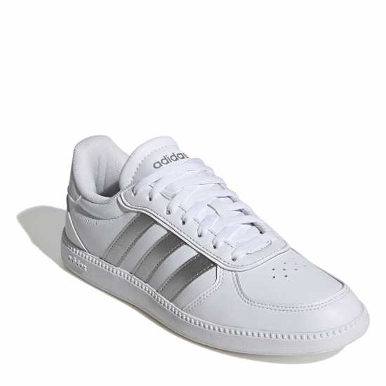 Adidas Breaknet Sleek Trainers Womens Бяло/сребро Дамски високи кецове