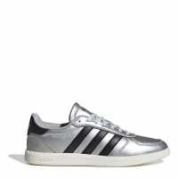 Adidas Breaknet Sleek Trainers Womens Slvr/Blk/Wte 