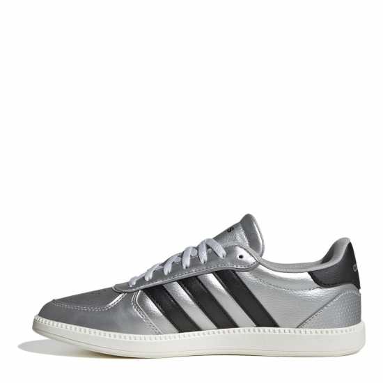 Adidas Breaknet Sleek Trainers Womens Slvr/Blk/Wte 
