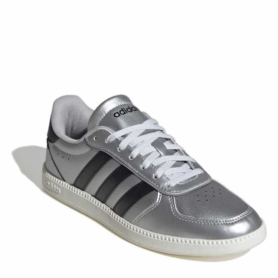 Adidas Breaknet Sleek Trainers Womens Slvr/Blk/Wte 