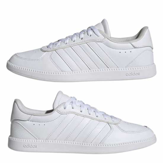 Adidas Breaknet Sleek Trainers Womens Три бяло Дамски високи кецове
