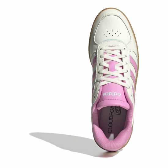 Adidas Breaknet Sleek Trainers Womens Wht/Pink/Gum 