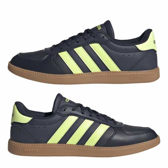 Adidas Breaknet Sleek Trainers Womens Ink/Yellow 