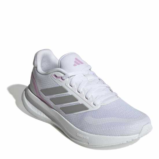Adidas Мъжки Маратонки Runfalcon 5 Womens Trainers Бяло/Сиво/Лилаво Маратонки за бягане