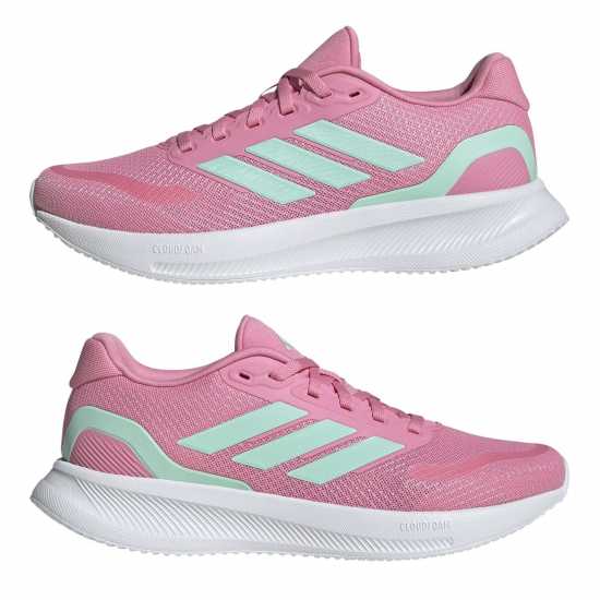 Маратонки за бягане Adidas Мъжки Маратонки Runfalcon 5 Womens Trainers Розово/Бяло/Мента Adidas Мъжки Маратонки Runfalcon 5 Womens Trainers Розово/Бяло/Мента Маратонки за бягане