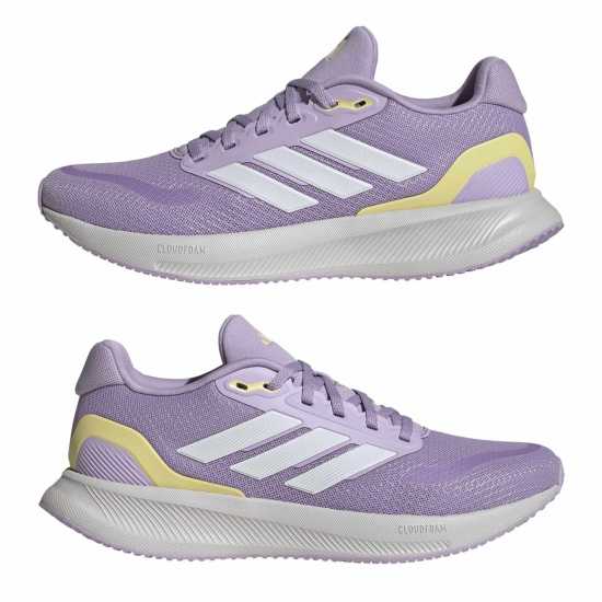 Adidas Мъжки Маратонки Runfalcon 5 Womens Trainers Plum/Wte/Onge Маратонки за бягане