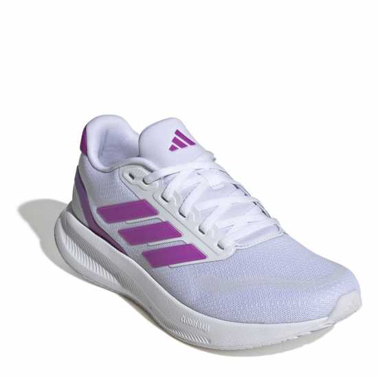 Adidas Мъжки Маратонки Runfalcon 5 Womens Trainers Wht/Prple/Blu Маратонки за бягане