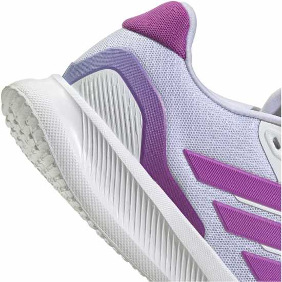 Adidas Мъжки Маратонки Runfalcon 5 Womens Trainers Wht/Prple/Blu Маратонки за бягане