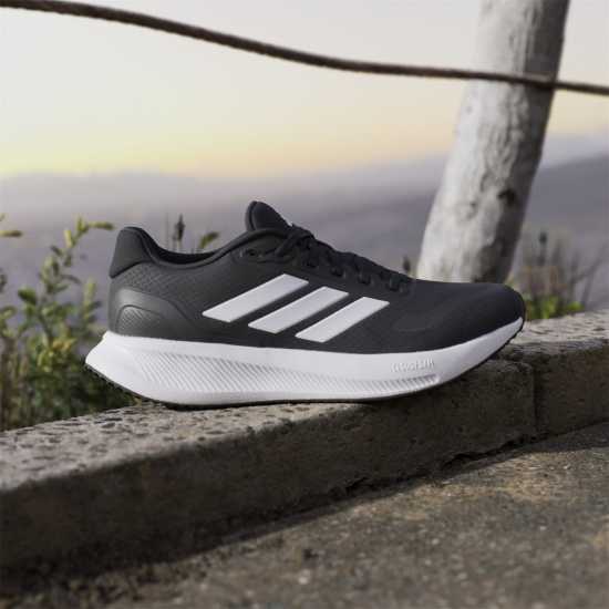 Adidas Мъжки Маратонки Runfalcon 5 Womens Trainers Черно/Бяло Маратонки за бягане