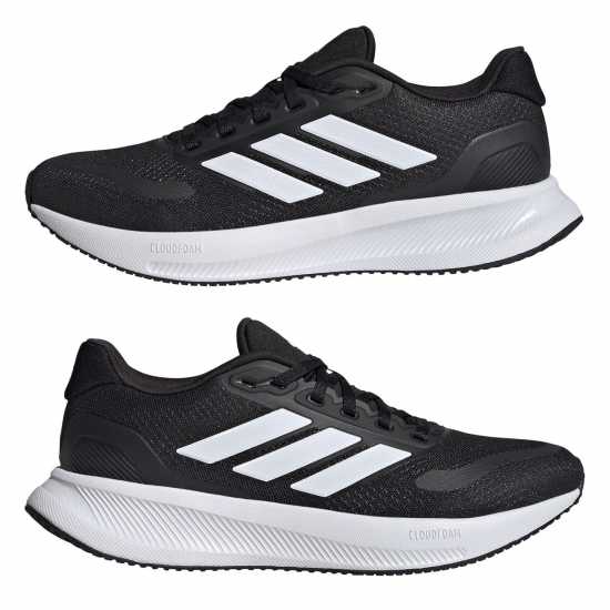 Adidas Мъжки Маратонки Runfalcon 5 Womens Trainers Черно/Бяло Маратонки за бягане