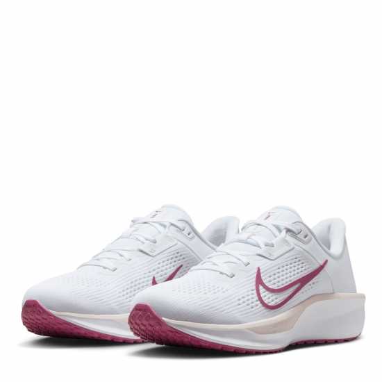Nike Quest 6 Womens Road Running Shoes Бяло/Сладка Цвекло 
