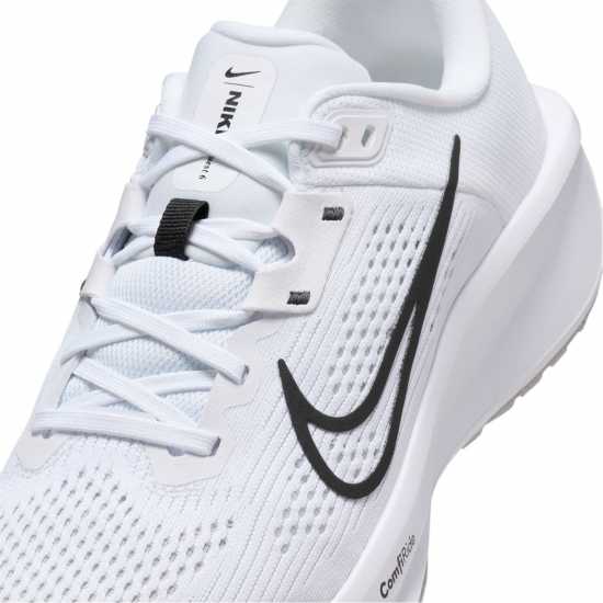 Nike Quest 6 Womens Road Running Shoes White/Black 