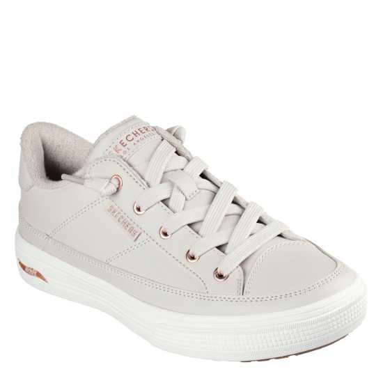 Skechers Womens Arch Fit Arcade Low-Top Trainers Off White 