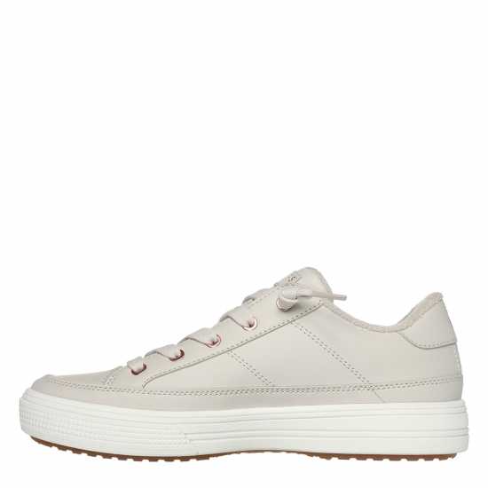 Skechers Womens Arch Fit Arcade Low-Top Trainers Off White 