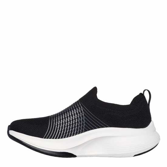 Skechers Knit Runners Womens Черно/Бяло Дамски високи кецове