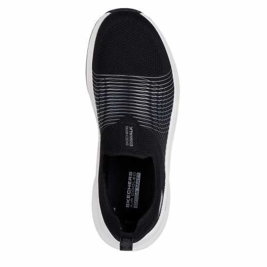 Skechers Knit Runners Womens Черно/Бяло Дамски високи кецове