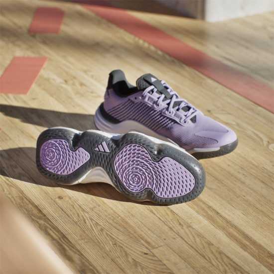 Adidas Stabil 16 Handball Trainers Womens Слива/Черно/Бяло Adidas Stabil 16 Handball Trainers Womens Слива/Черно/Бяло