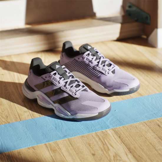 Adidas Stabil 16 Handball Trainers Womens Слива/Черно/Бяло Adidas Stabil 16 Handball Trainers Womens Слива/Черно/Бяло