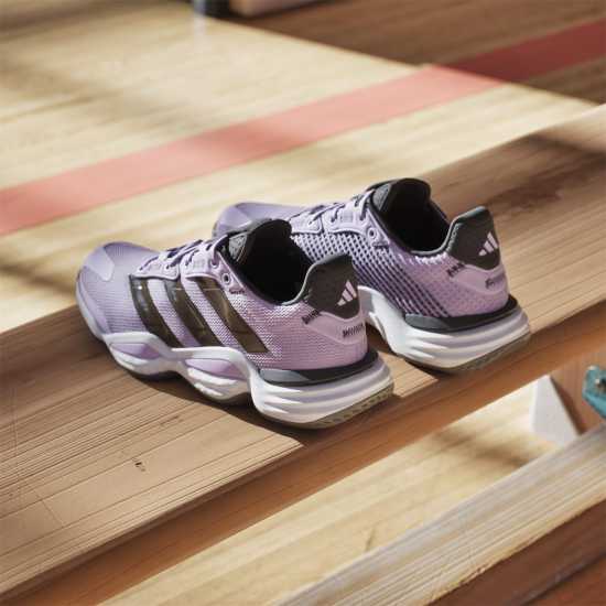 Adidas Stabil 16 Handball Trainers Womens Слива/Черно/Бяло Adidas Stabil 16 Handball Trainers Womens Слива/Черно/Бяло