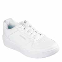 Skechers Маратонки Court Trainers Womens Три бяло 