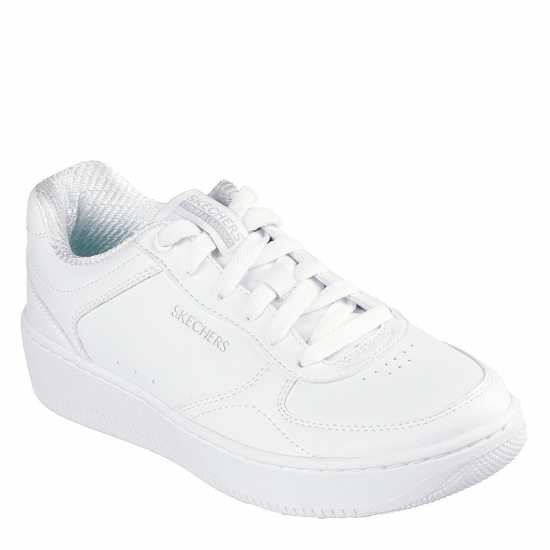 Skechers Маратонки Court Trainers Womens Три бяло 