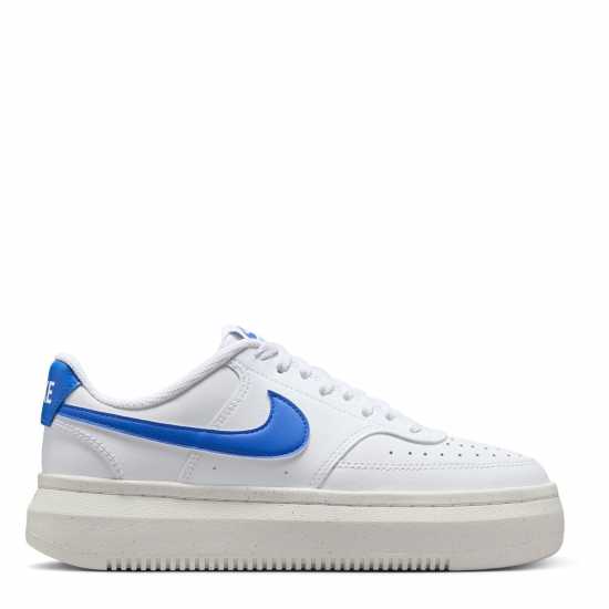Nike Court Vision Alta Women's Shoes Low-Top Trainers Womens Бяло/Кралско Дамски маратонки
