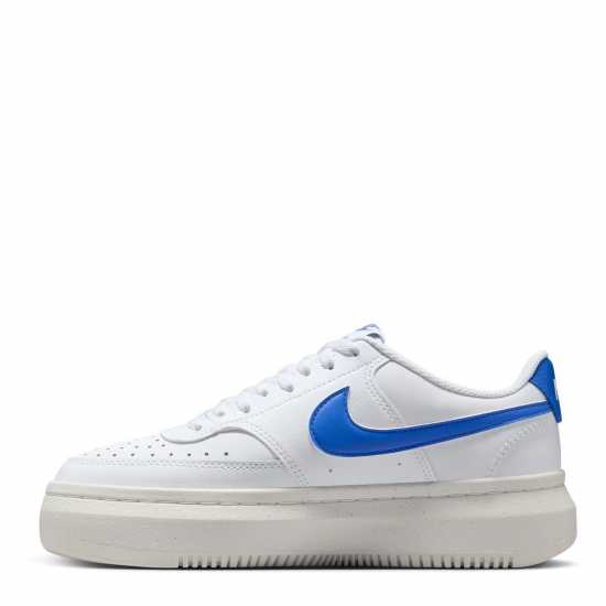 Nike Court Vision Alta Women's Shoes Low-Top Trainers Womens Бяло/Кралско Дамски маратонки