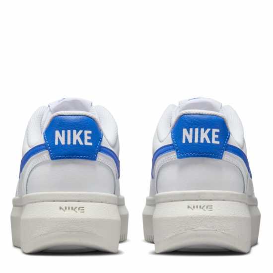 Nike Court Vision Alta Women's Shoes Low-Top Trainers Womens Бяло/Кралско Дамски маратонки
