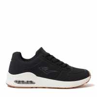 Everlast Kaiso Trainers Womens Черно/Бяло Дамски високи кецове