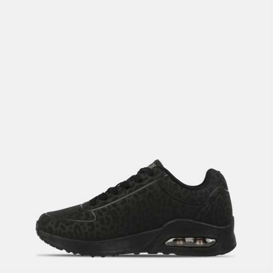 Everlast Kaiso Trainers Womens Black Leopard 