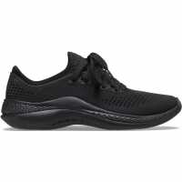 Crocs Literide 360 Pacer Trainers Womens Черно/Черно Дамски високи кецове