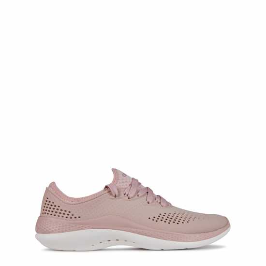 Crocs Literide 360 Pacer Trainers Womens Pink Clay/Wh Дамски високи кецове