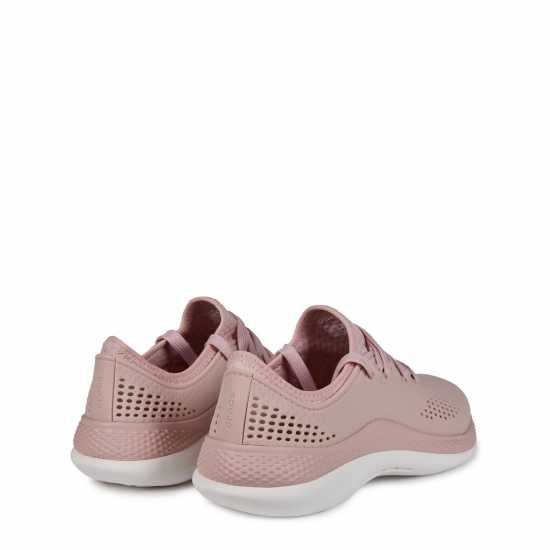 Crocs Literide 360 Pacer Trainers Womens Pink Clay/Wh Дамски високи кецове