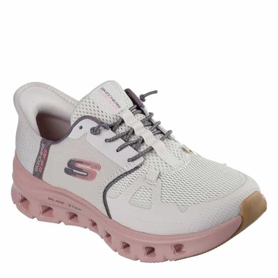 Skechers Glide-Step Pro Slip On Runners Womens Taupe/Multi 