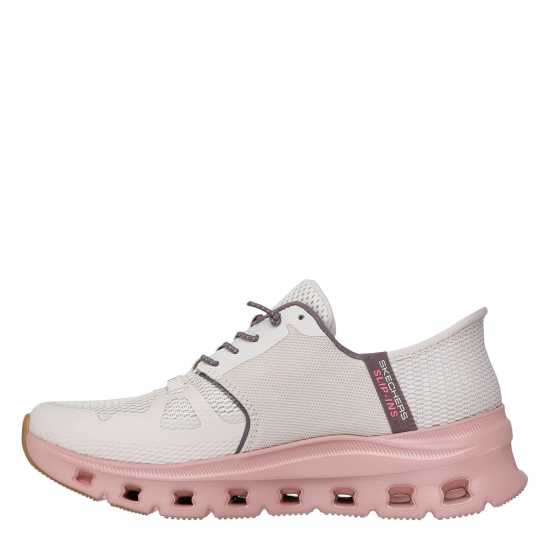 Skechers Glide-Step Pro Slip On Runners Womens Taupe/Multi 