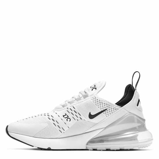 Nike Дамски Маратонки Air Max 270 Ladies Trainers Бяло/Черно 