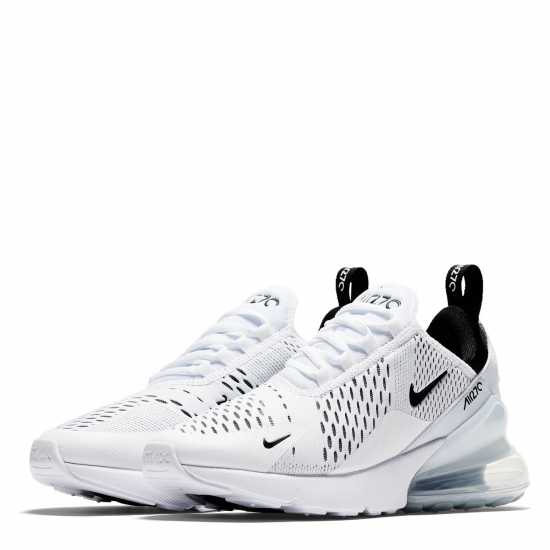 Nike Дамски Маратонки Air Max 270 Ladies Trainers Бяло/Черно 