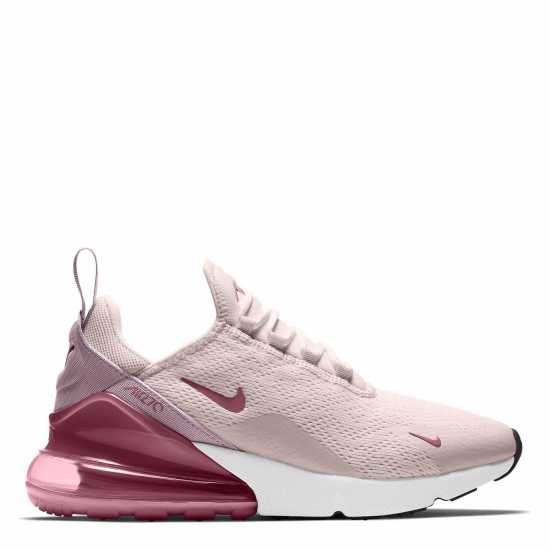 Nike Дамски Маратонки Air Max 270 Ladies Trainers Частица Розово 