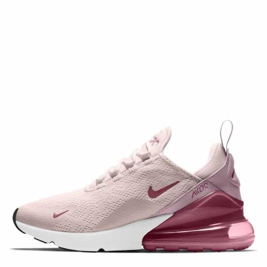 Nike Дамски Маратонки Air Max 270 Ladies Trainers Частица Розово 