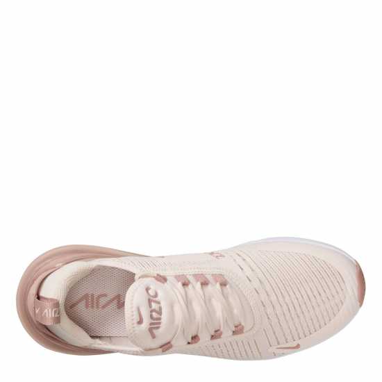 Nike Дамски Маратонки Air Max 270 Ladies Trainers Частица Розово 