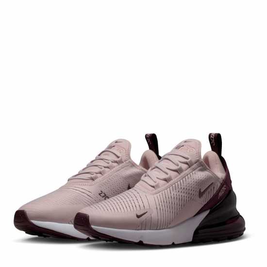 Nike Дамски Маратонки Air Max 270 Ladies Trainers Бордово Смъстяване 