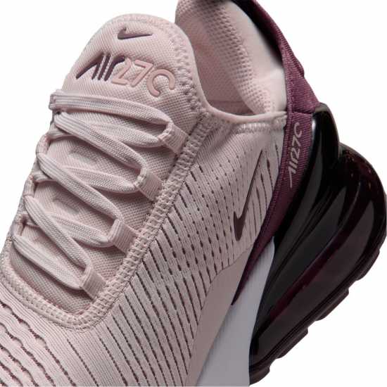 Nike Дамски Маратонки Air Max 270 Ladies Trainers Бордово Смъстяване 