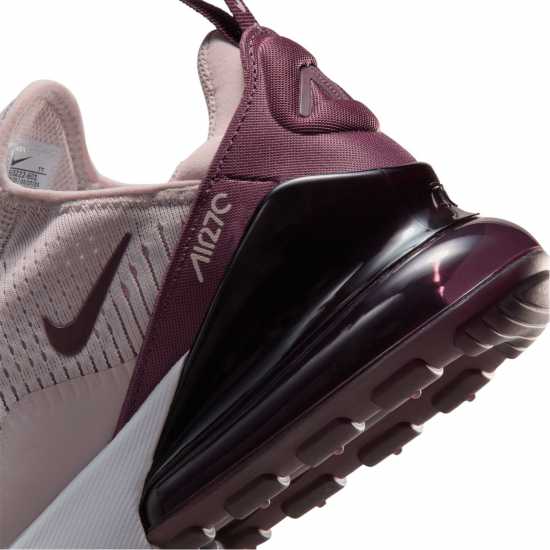 Nike Дамски Маратонки Air Max 270 Ladies Trainers Бордово Смъстяване 
