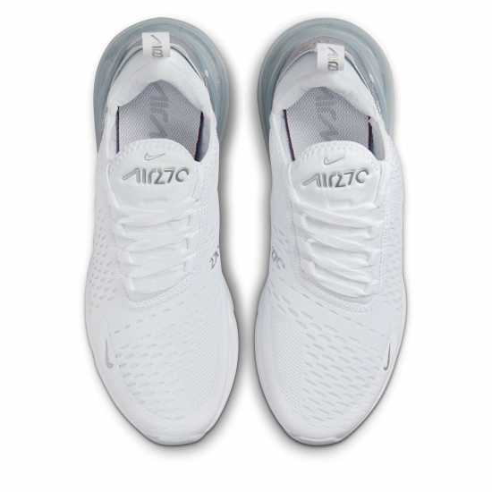 Nike Дамски Маратонки Air Max 270 Ladies Trainers Бяло/Мауве 