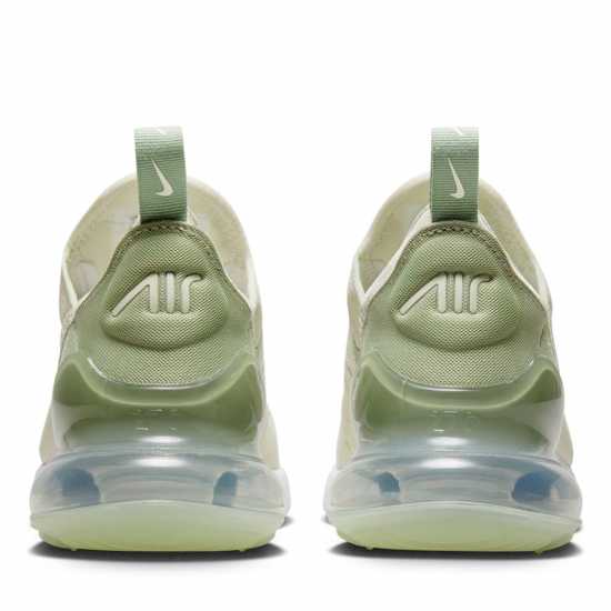 Nike Дамски Маратонки Air Max 270 Ladies Trainers Green/White Дамски маратонки